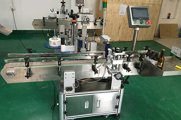 Round bottle circle & neck labeling machine