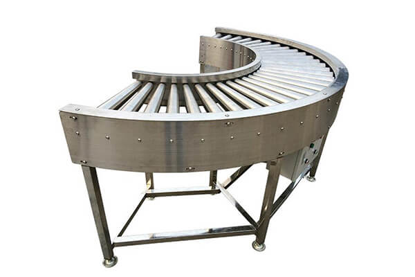 180 degree Curve roller conveyor