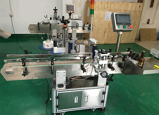 Automatic round bottle labeling machine